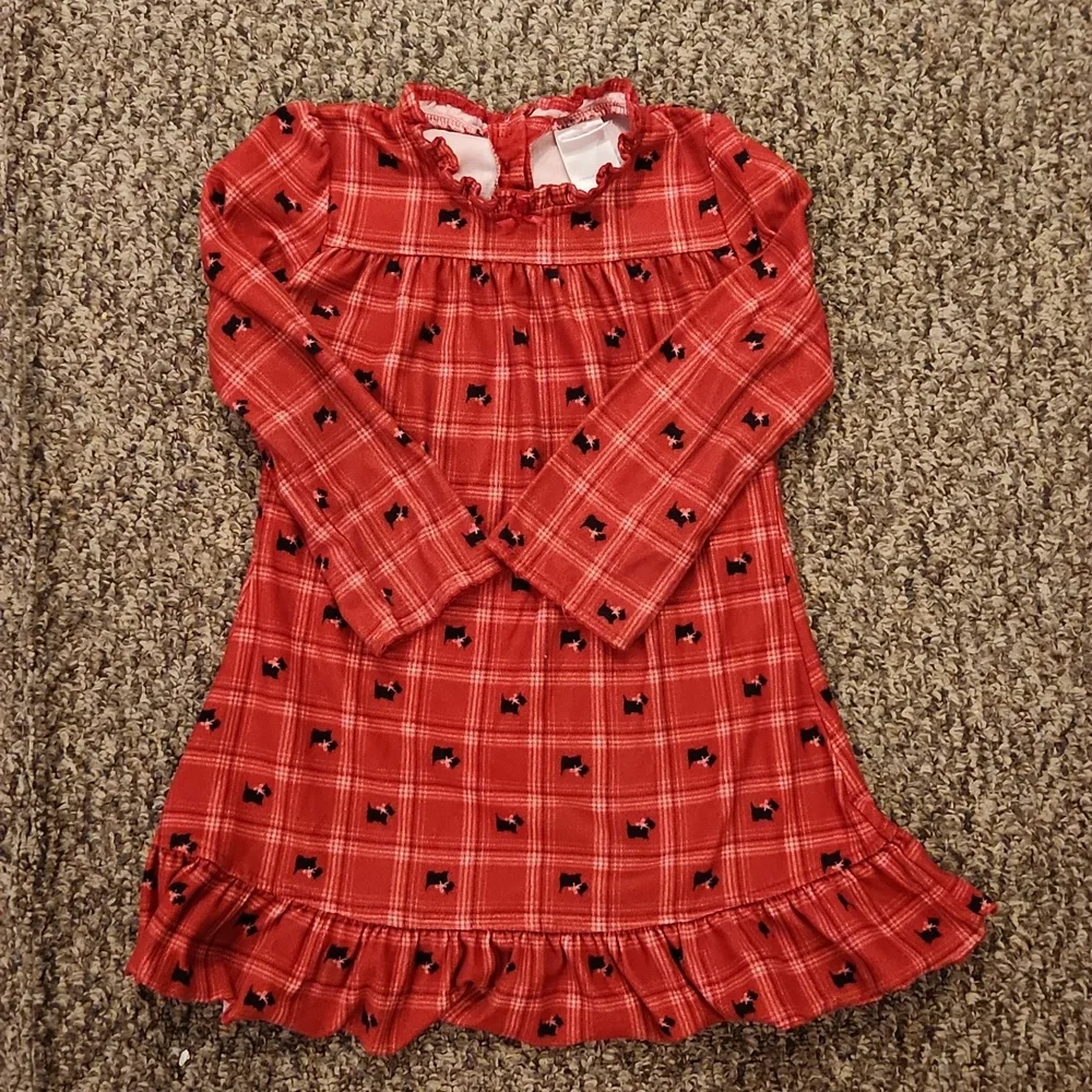 The Children's Place Girl's Long-sleeved Nightgowns Color Red Size 5